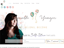 Tablet Screenshot of danielleyeager.com